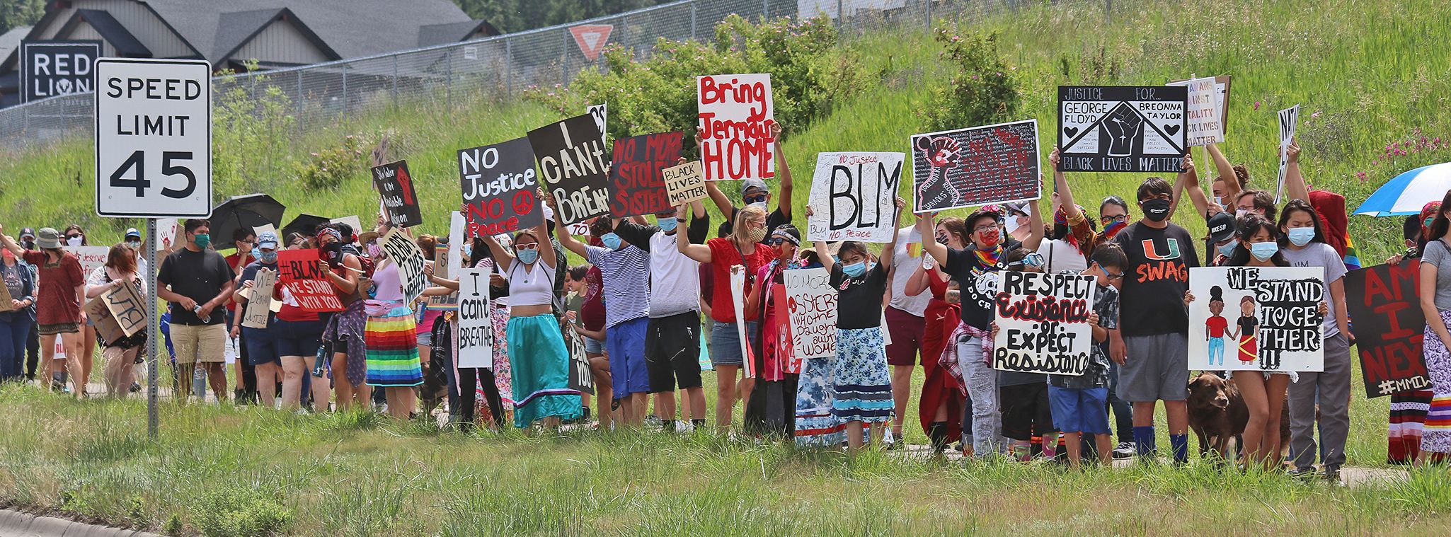 BLM/MMIW marchers